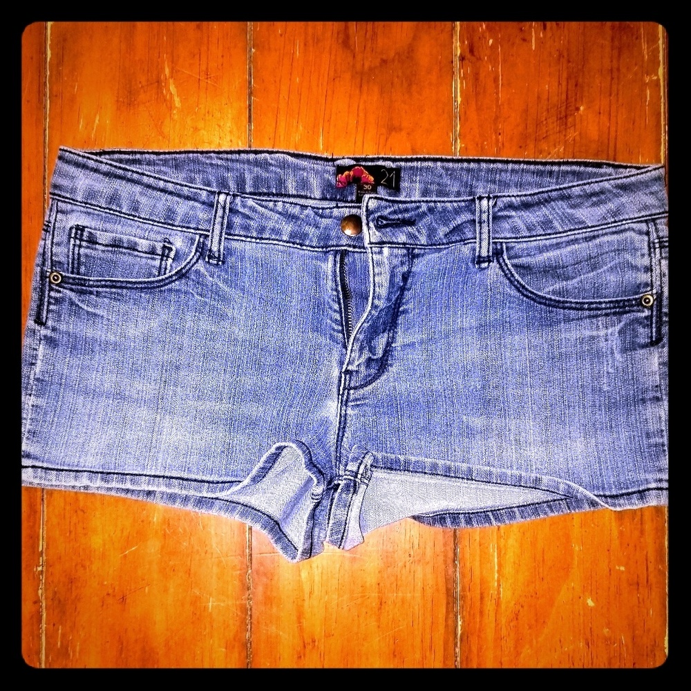Forever 21 denim short-shorts